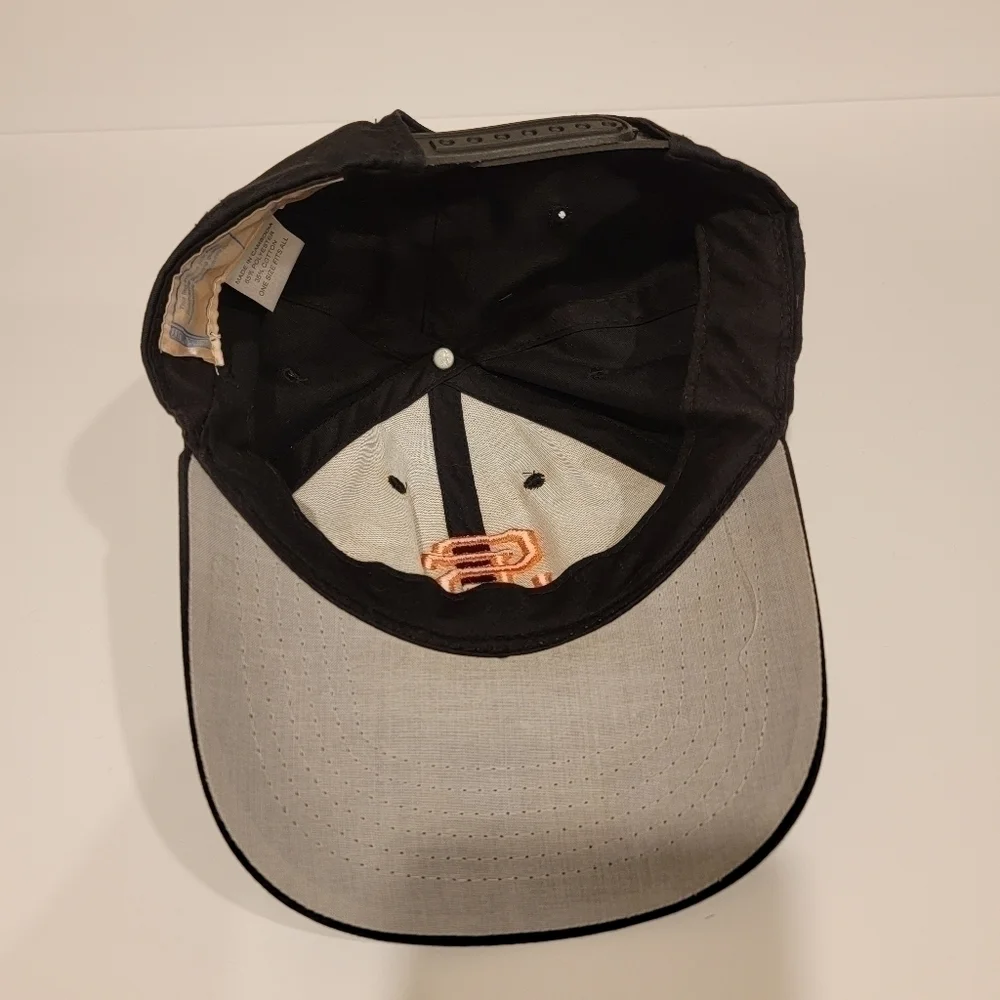 San Francisco Giants snapback hat traditional black and orange